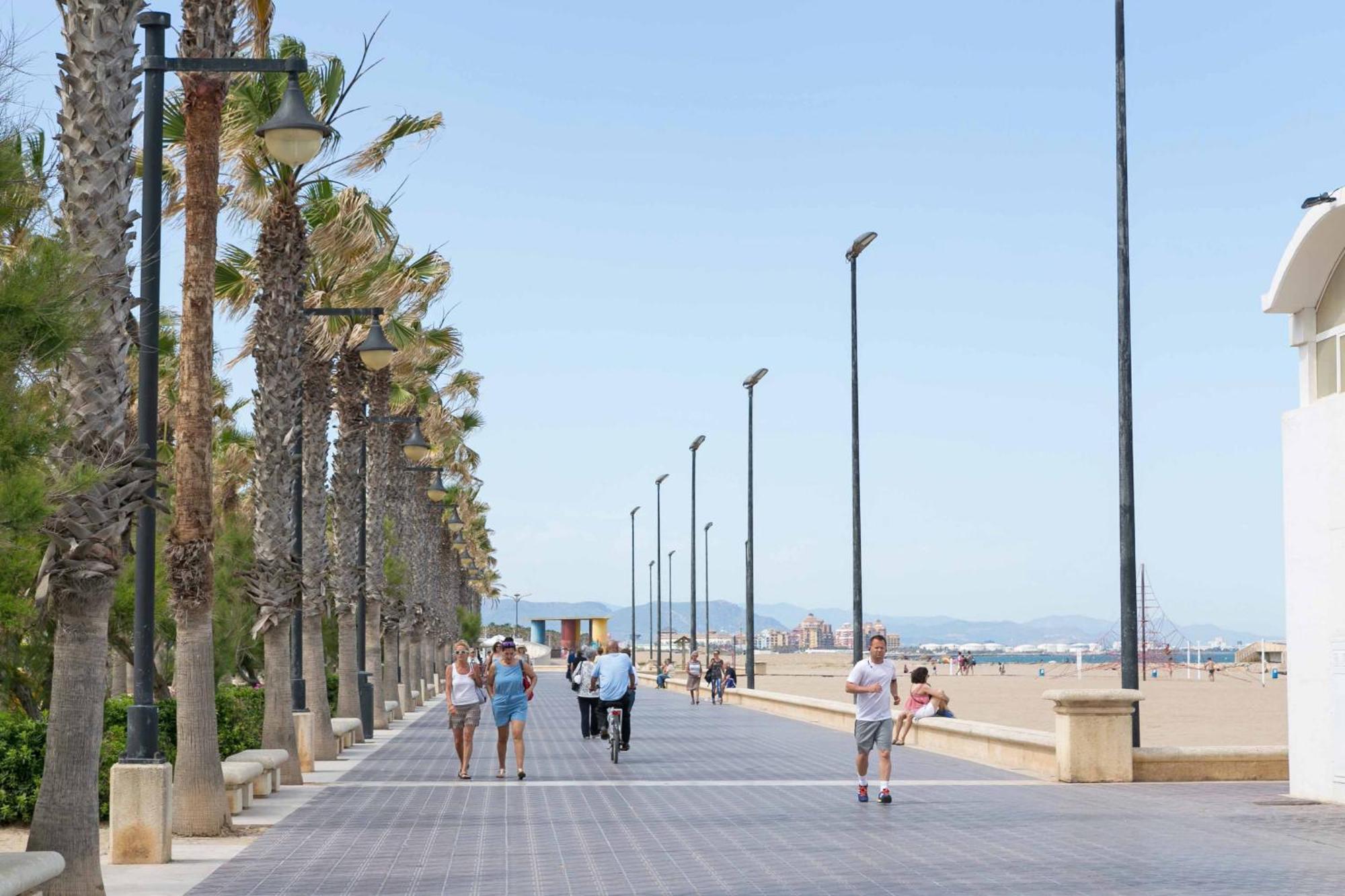 Apartup Las Arenas Beach Valencia Exteriör bild