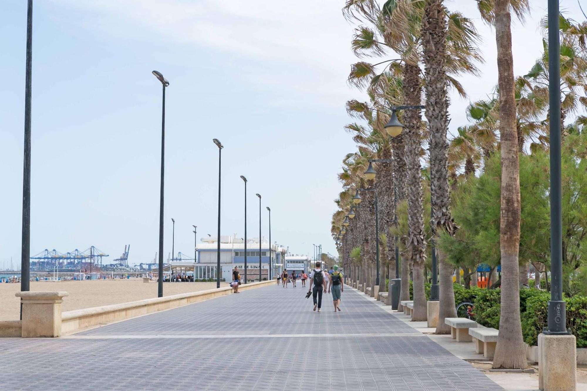 Apartup Las Arenas Beach Valencia Exteriör bild